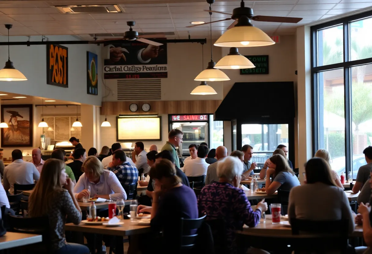 Diverse dining experiences in Chatham County showcasing local eateries.