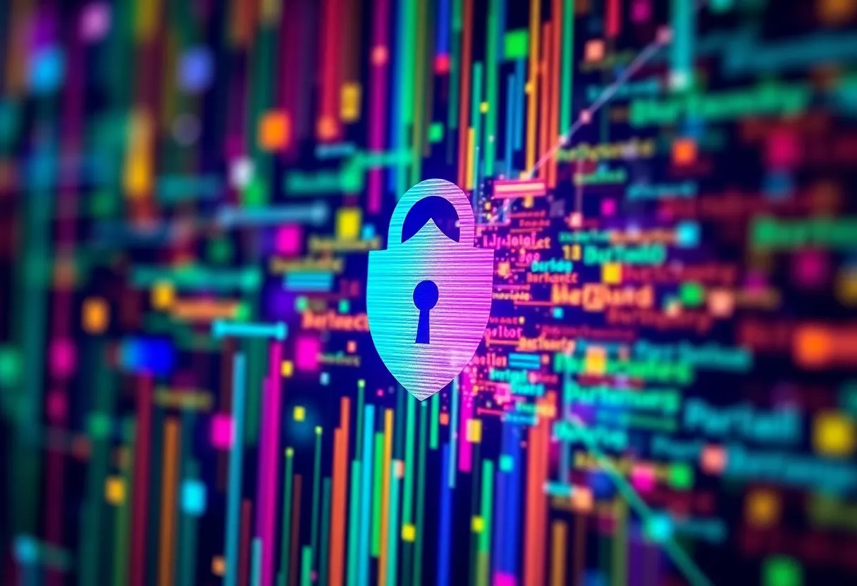 Digital privacy symbols representing updates to privacy policy.