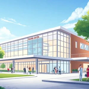 A modern healthcare facility symbolizing growth and innovation.
