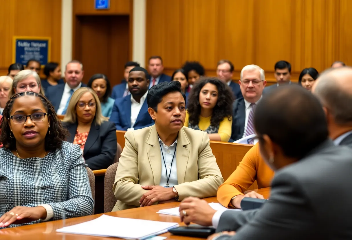 Council members engaging in a discussion