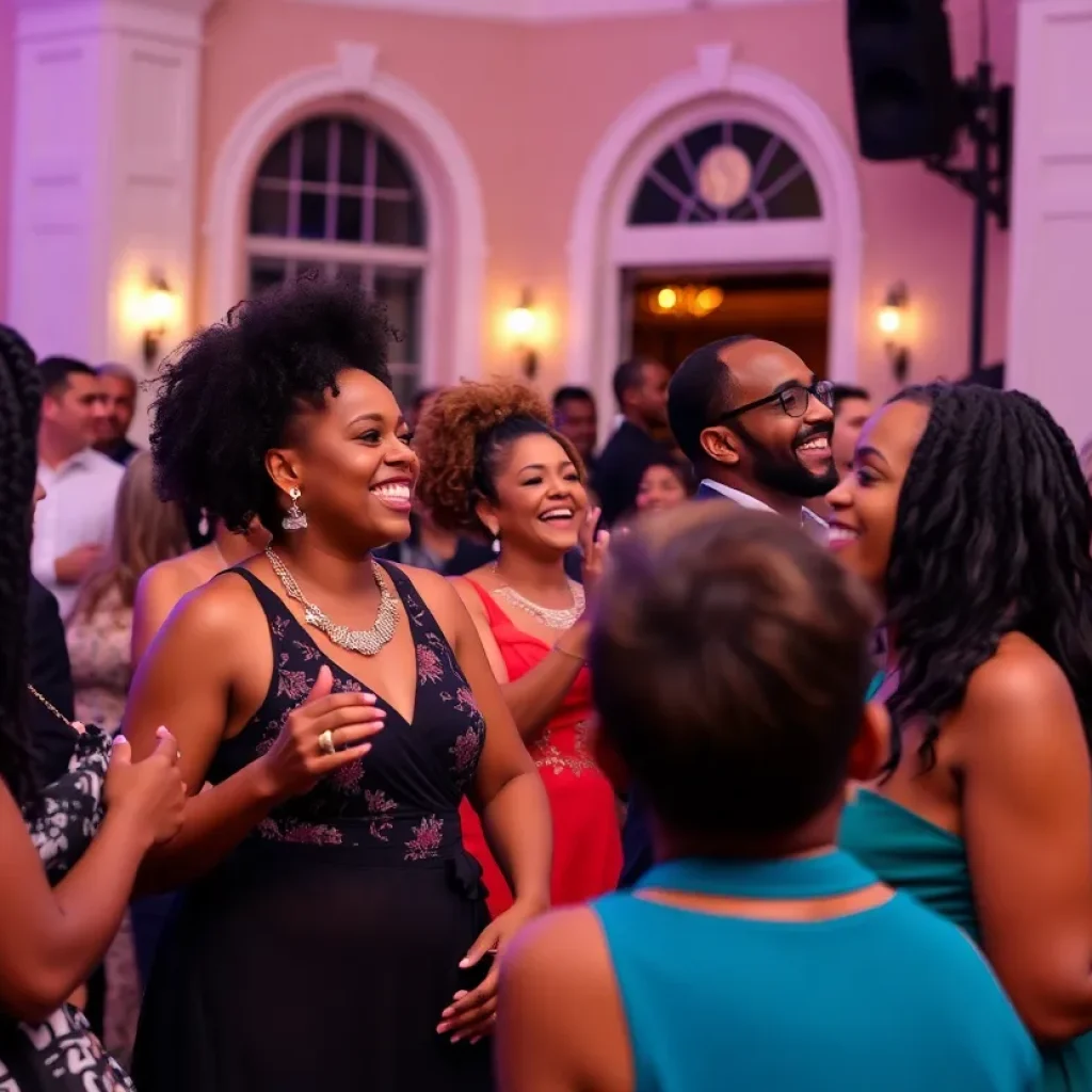 Attendees enjoying performances at the Savannah Performing Arts Festival Gala
