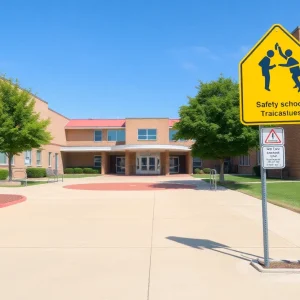 White Bluff Elementary during precautionary lockdown