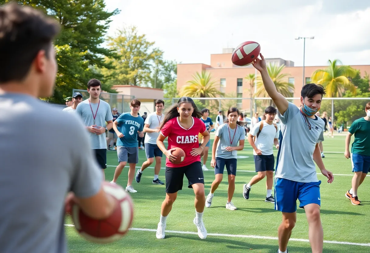 College athletes competing in various sports representing teamwork and dedication.
