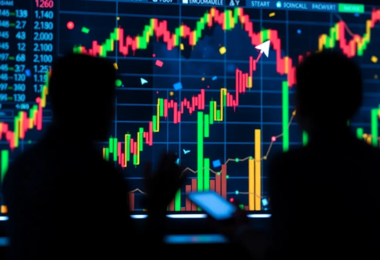 Visual representation of CORE token price surge and market activity