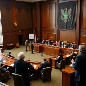 Georgia House of Representatives debating SB68 legislation