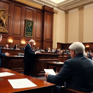 Officials discussing legal fee bill in Georgia Senate