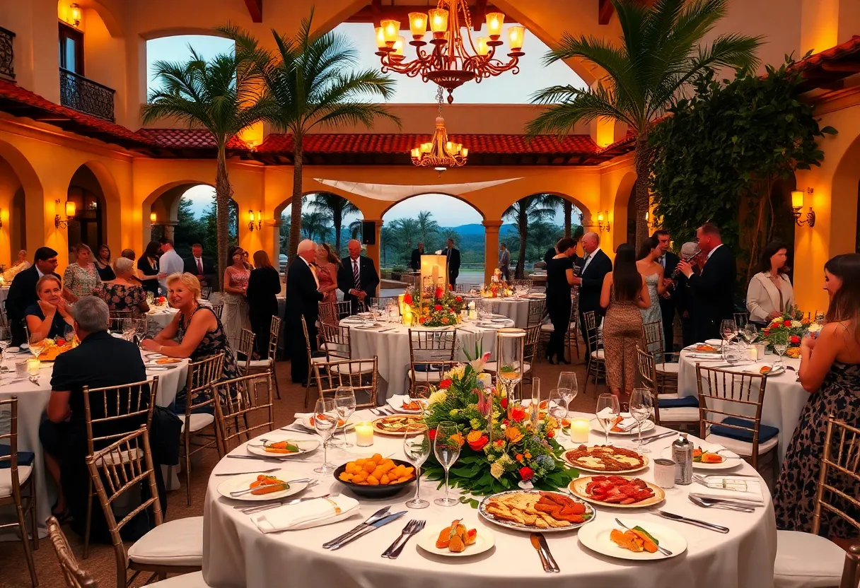 Guests enjoying a fundraising gala at The Westin Hilton Head Island Resort & Spa