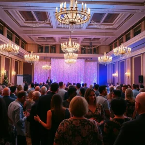 Guests celebrating at the Leadership Awards Dinner in Savannah