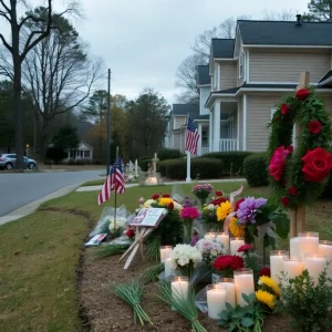 Community memorial for a murdered mother in Georgia
