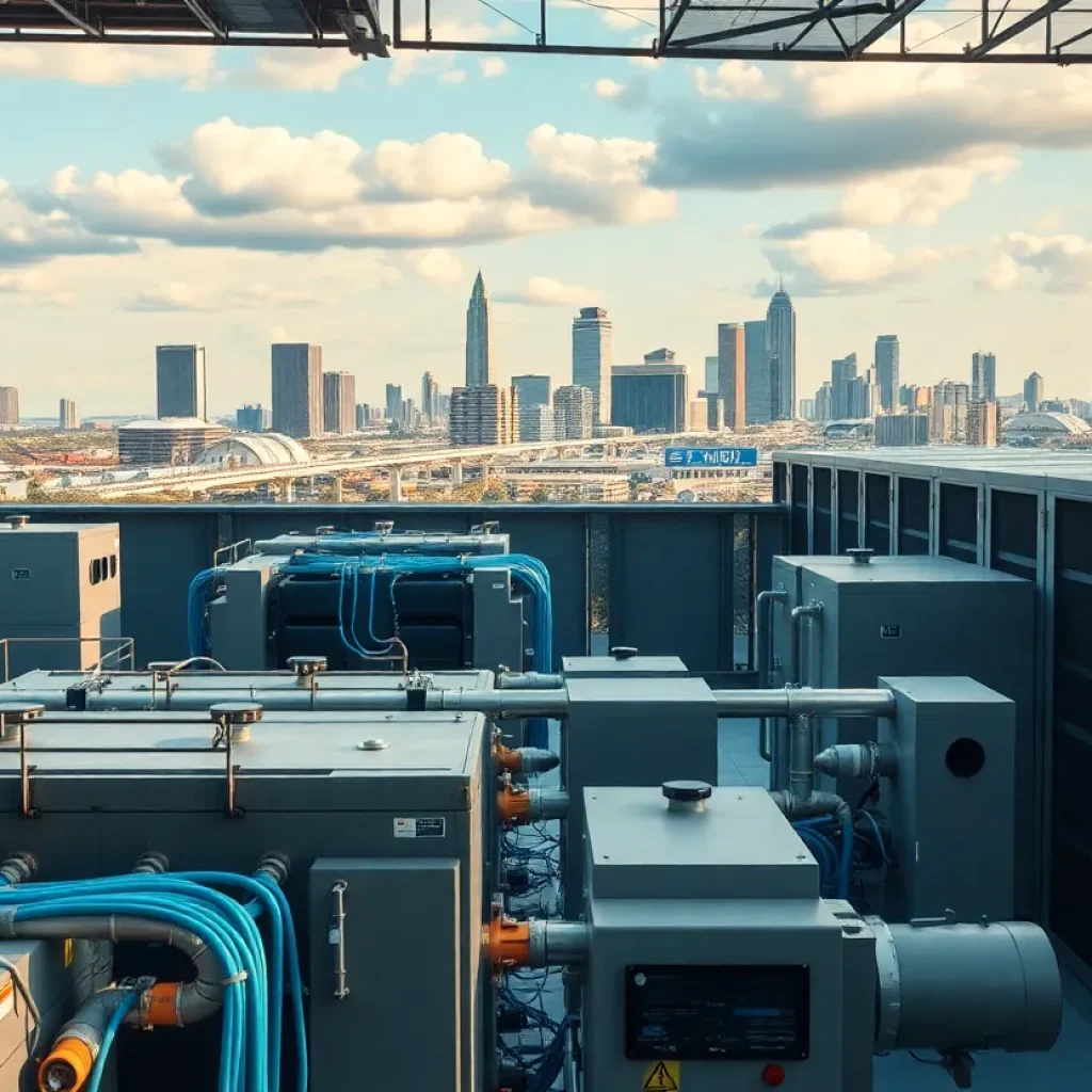 Data center in Metro Atlanta with cooling systems and water resources