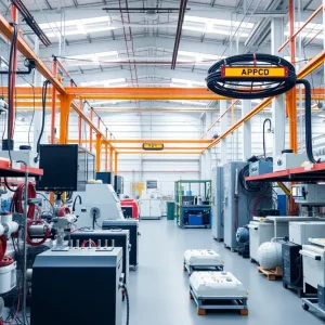 A manufacturing plant for electrical products