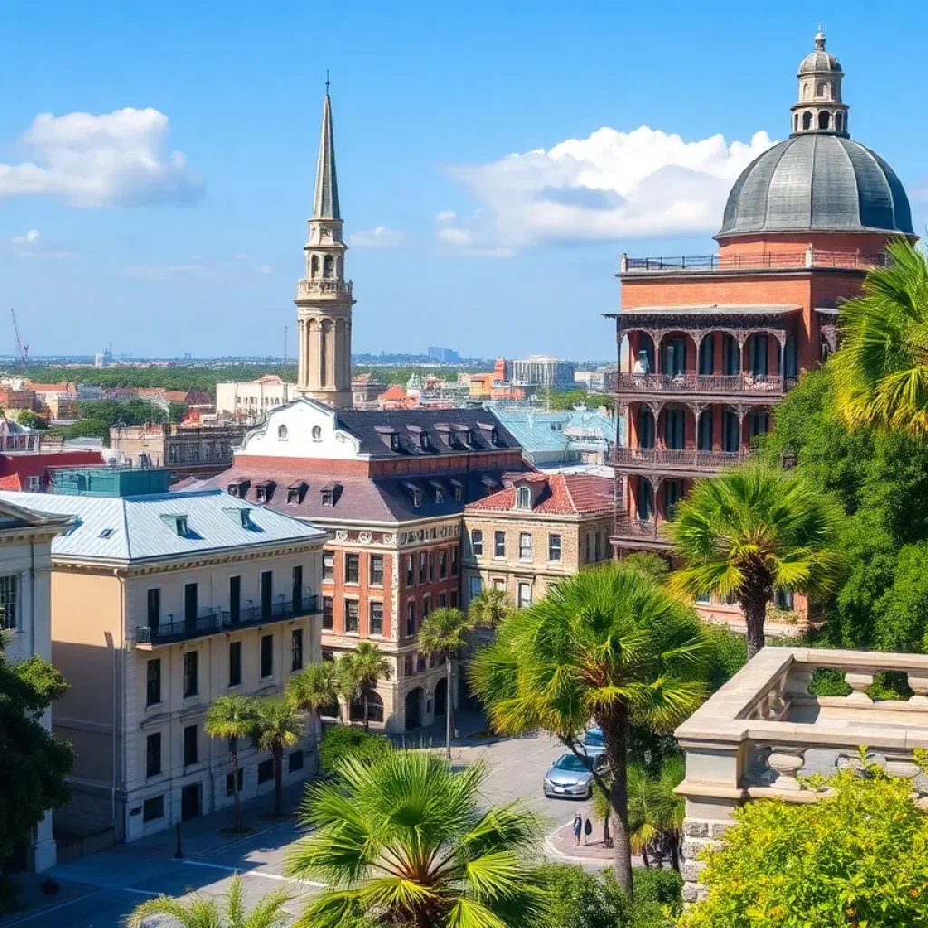 A scenic view representing the collaboration between Savannah and Charleston.