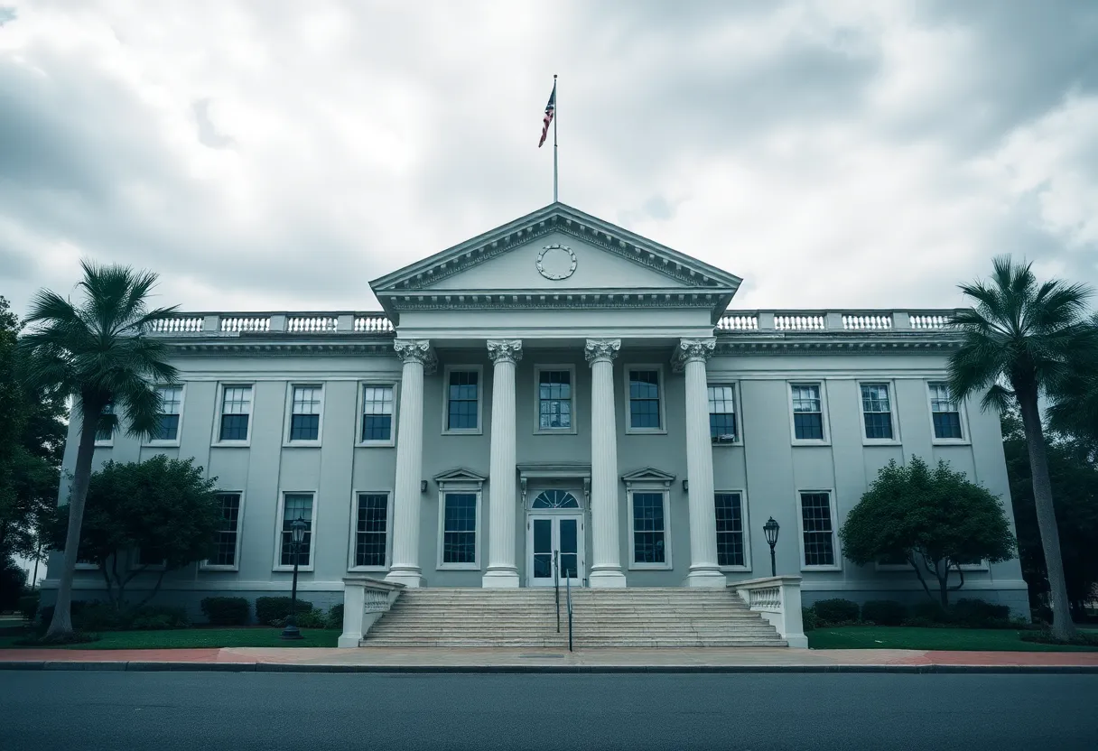 Exterior view of Savannah Courthouse