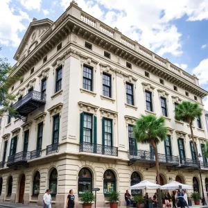 Historic architecture in Savannah, showcasing its charm.