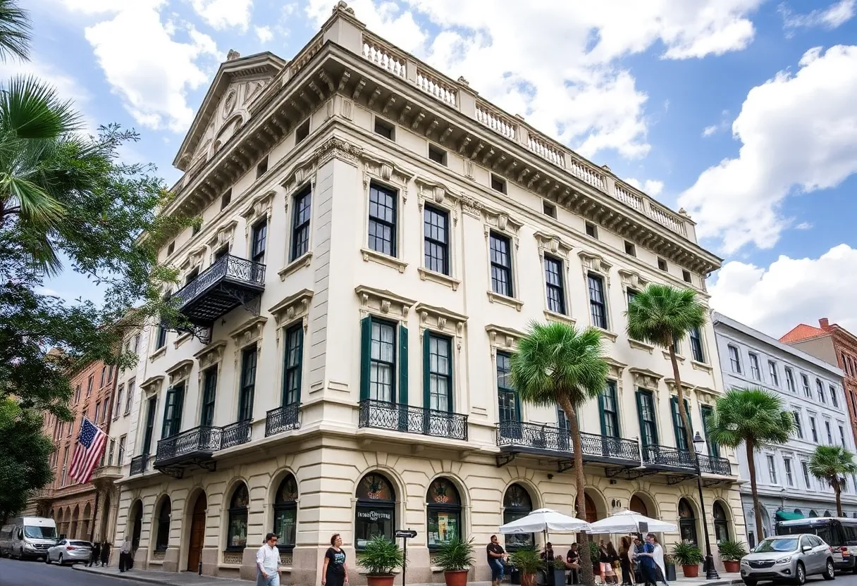 Historic architecture in Savannah, showcasing its charm.