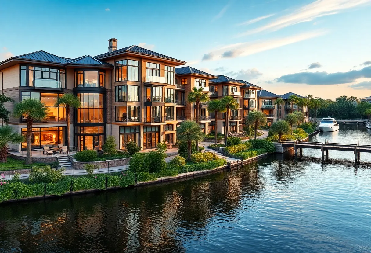 Luxury residences at The Isling at Savannah Harbor