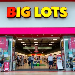 Revitalized Big Lots store welcoming customers back.