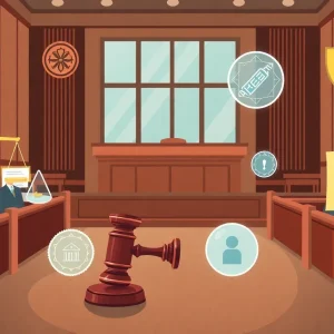 Illustration of legal protections surrounding litigation funding.