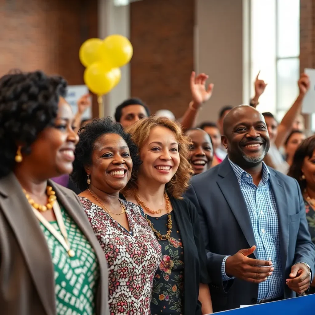 Community celebration of tax cuts event in Georgia