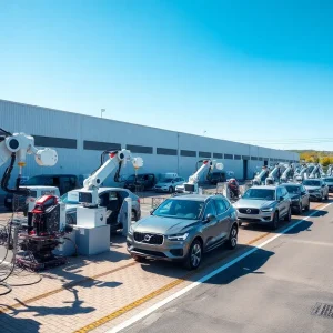 Exterior view of Hyundai's Electric Vehicle Plant in Georgia