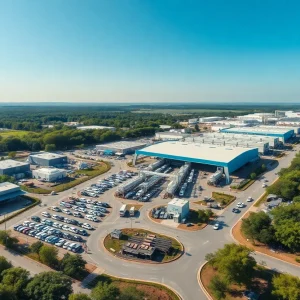 Modern Hyundai electric vehicle factory in Pembroke, Georgia