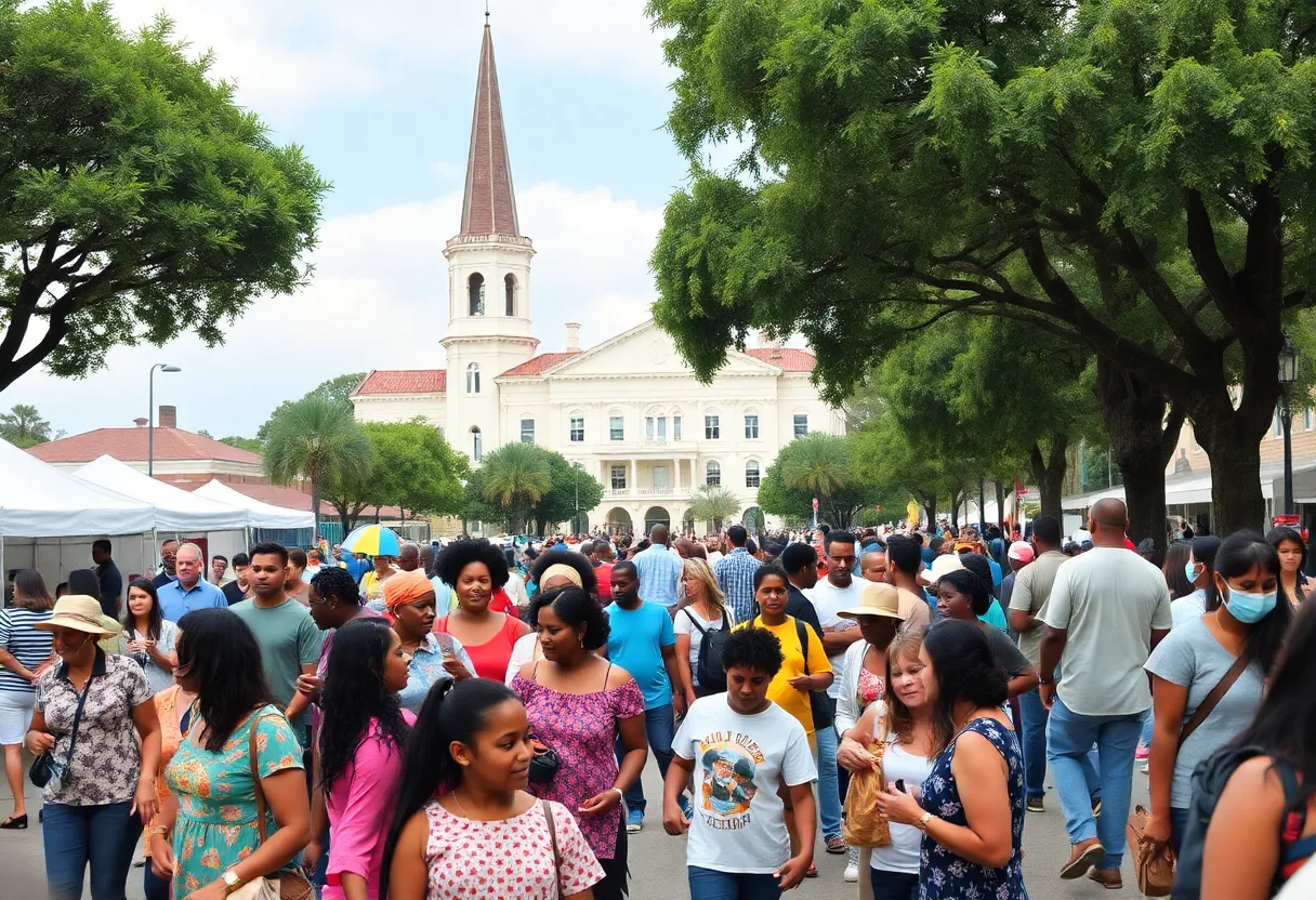 Community members enjoying engaging activities in Savannah