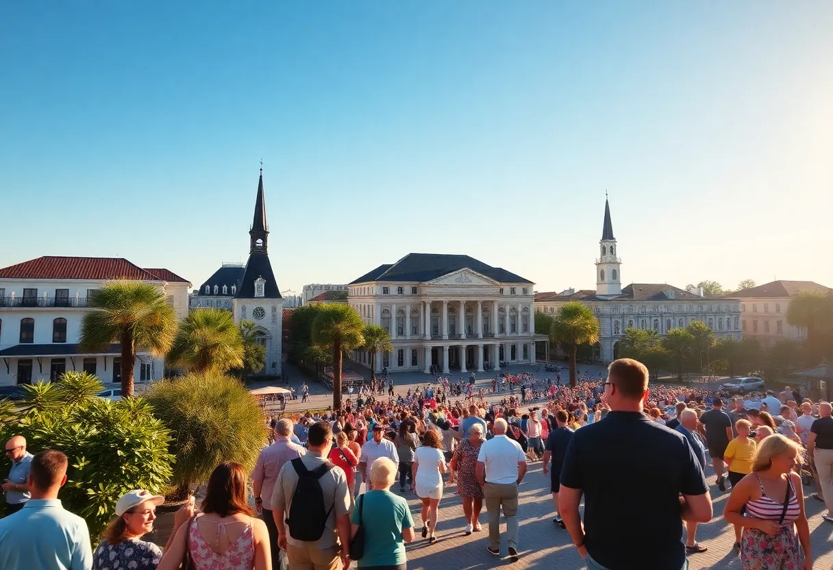 A sunny day in Savannah during the RBC Heritage weekend.
