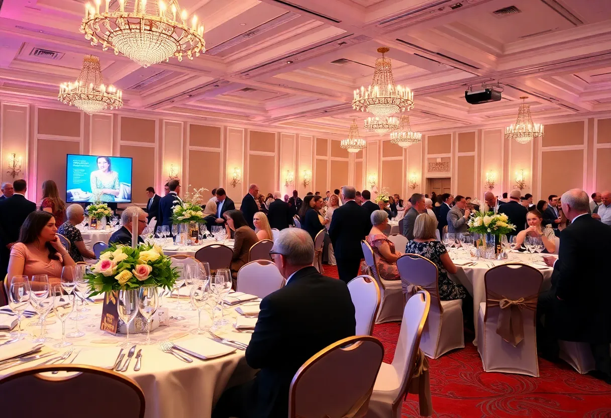 Guests at the Savannah State University Scholarship Gala celebrating together