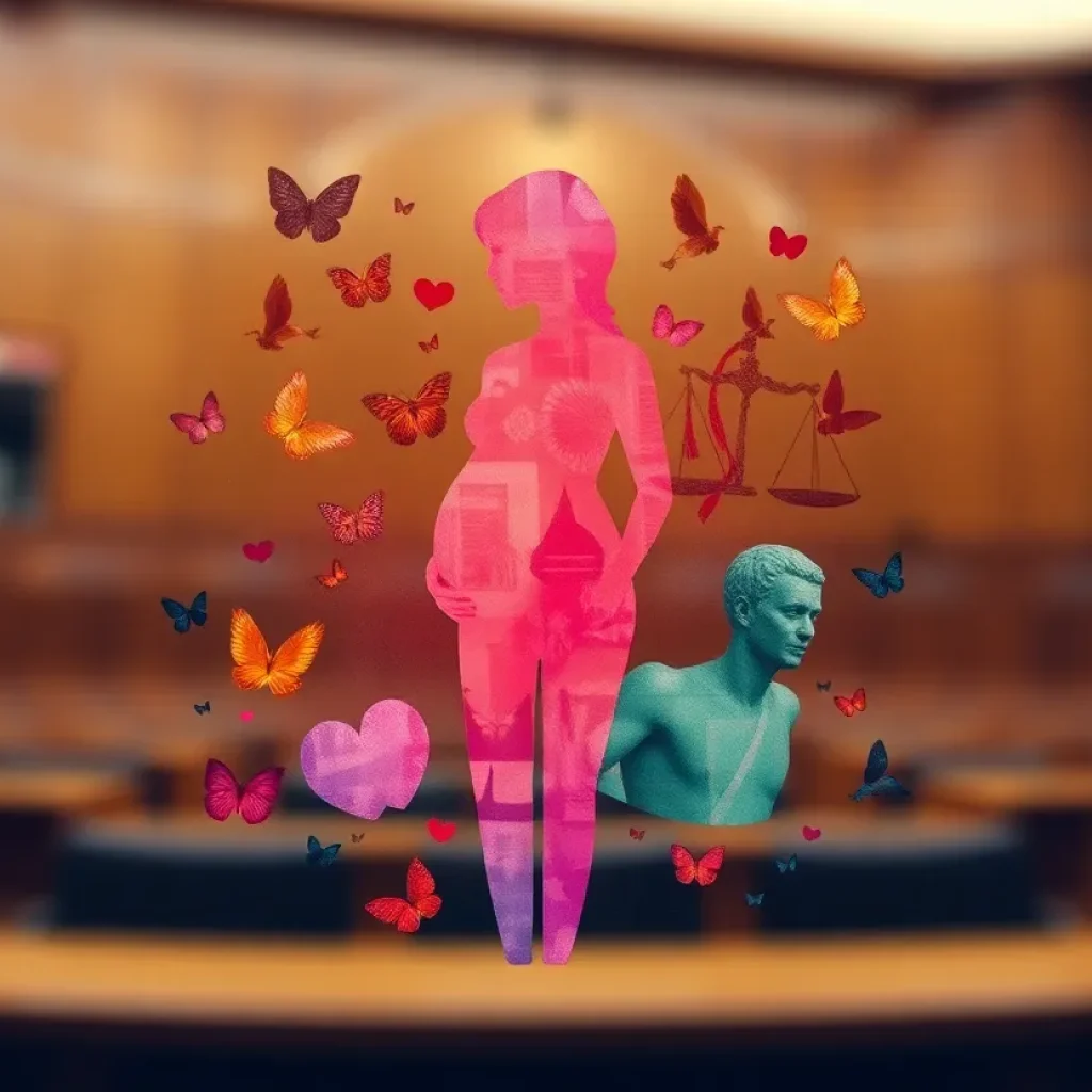 Symbolic representation of women's health rights