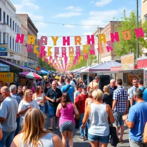 Community members enjoying ZUNZIFEST festival activities in Savannah