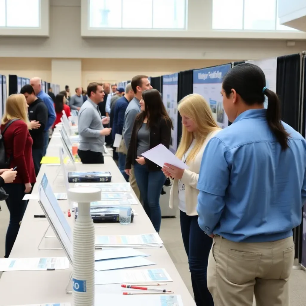 A vibrant career fair for water services in Savannah