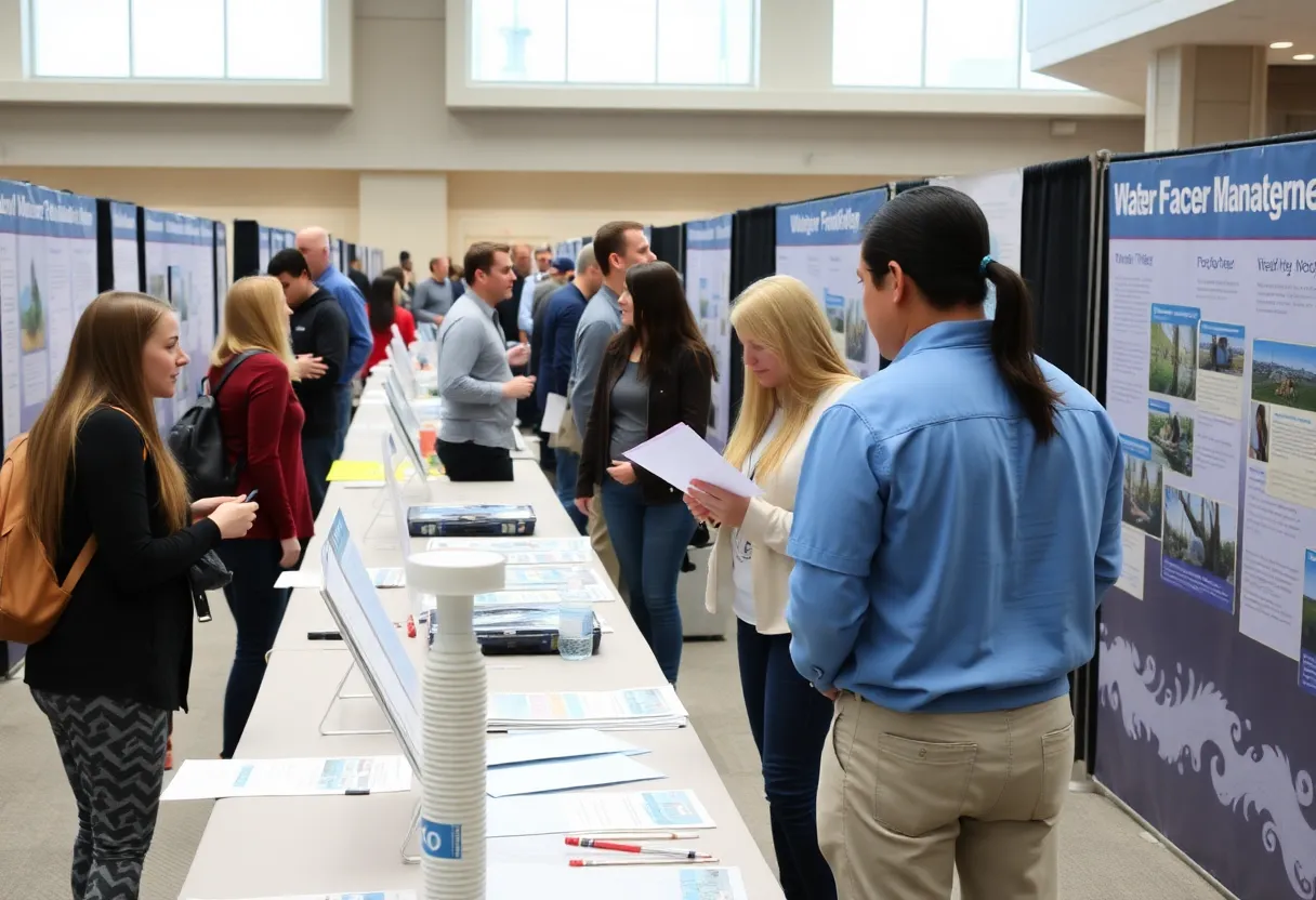 A vibrant career fair for water services in Savannah