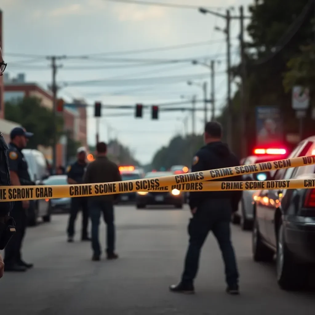 Police scene in Chatham County related to gang activity