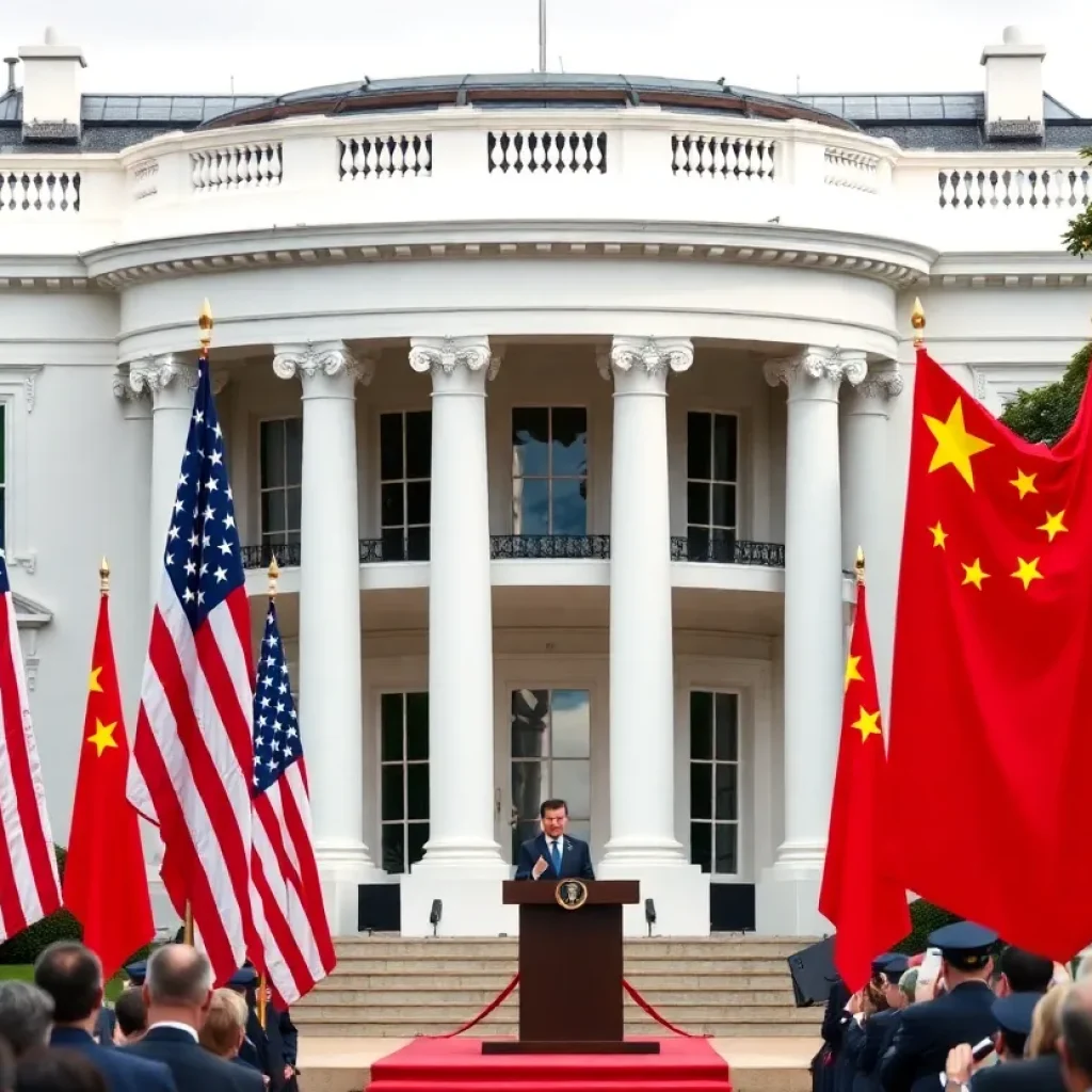 Ceremony for the swearing-in of the U.S. ambassador to China