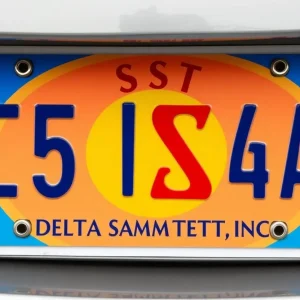 Specialty license plate honoring Delta Sigma Theta Sorority, Inc.