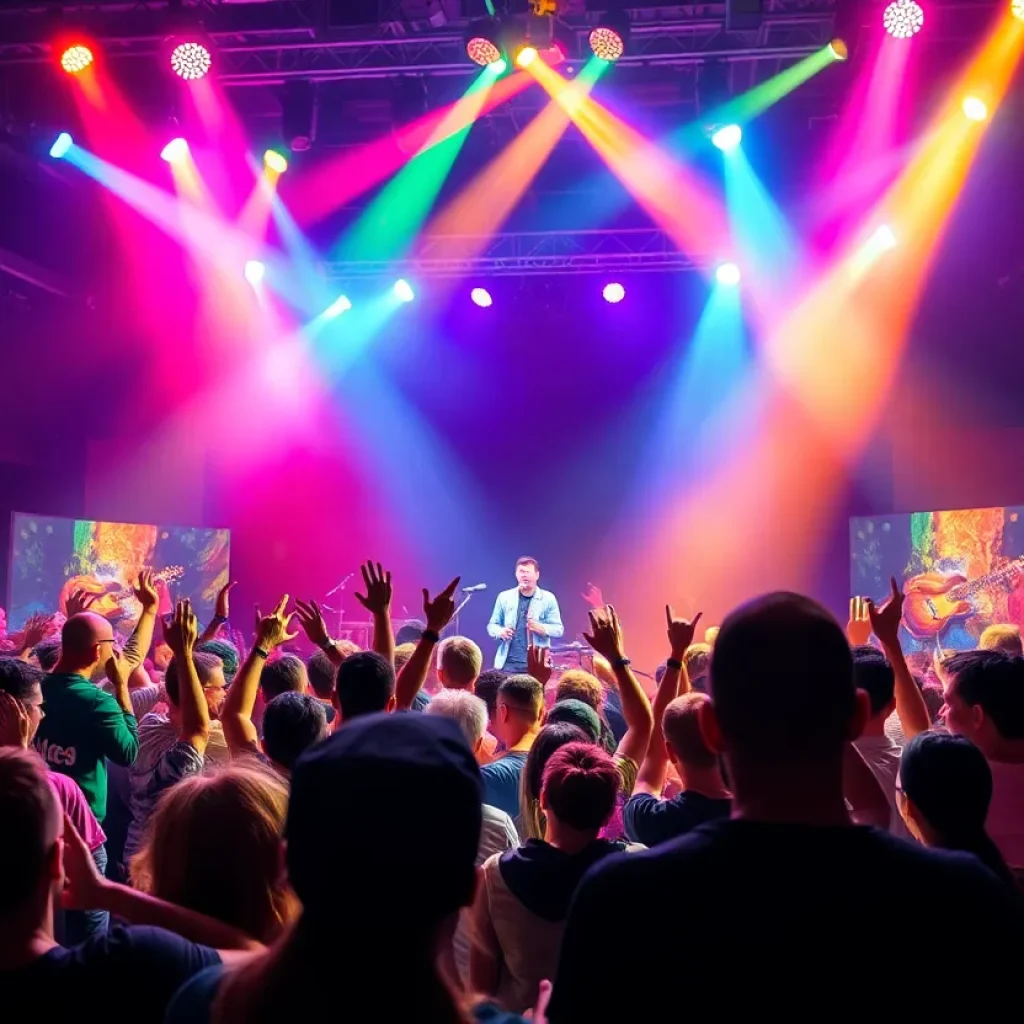 Audience enjoying Eddie 9V concert at District Live