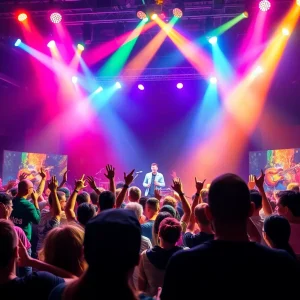 Audience enjoying Eddie 9V concert at District Live