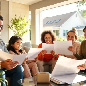 Families in Georgia celebrating tax relief measures