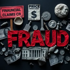 Conceptual image depicting the challenges of financial fraud in aid programs