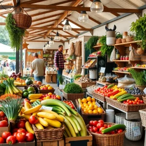 Wide array of local Georgian products available in the Georgia Grown Market