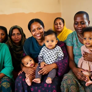 Parents seeking healthcare support in Georgia