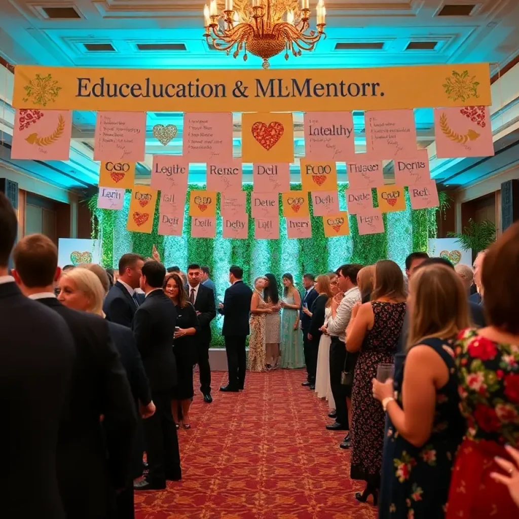 Attendees celebrating at the 29th Annual Grand Scholarship Gala in Savannah
