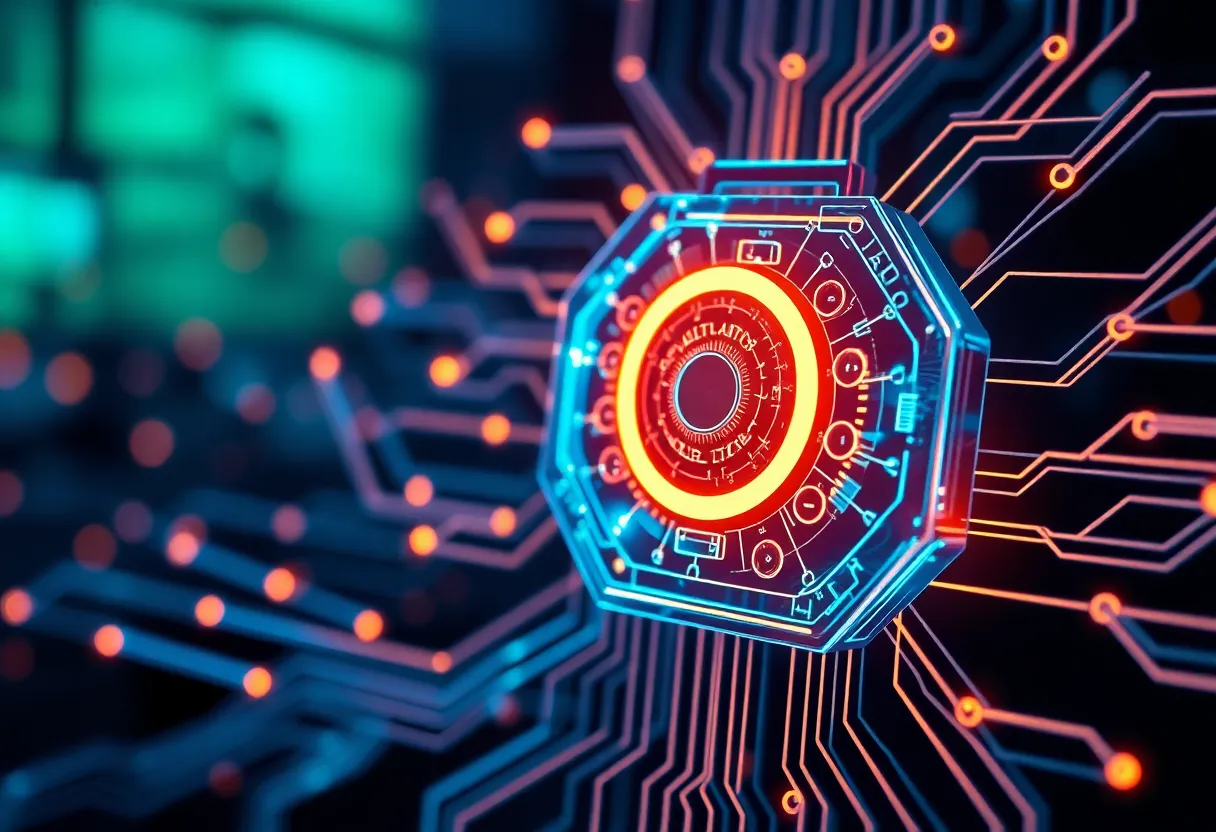 Futuristic design concept showcasing innovative AI hardware.