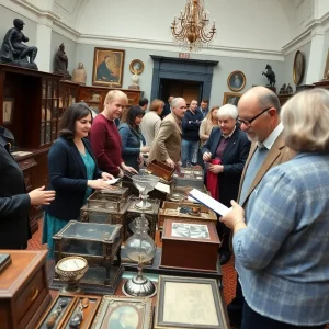Crowd at Savannah Antiques Roadshow appraisal event