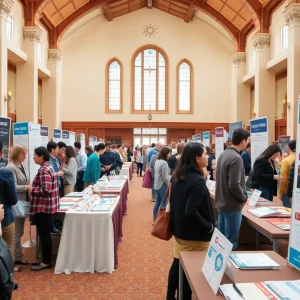 Participants engaging at Savannah Career Fair