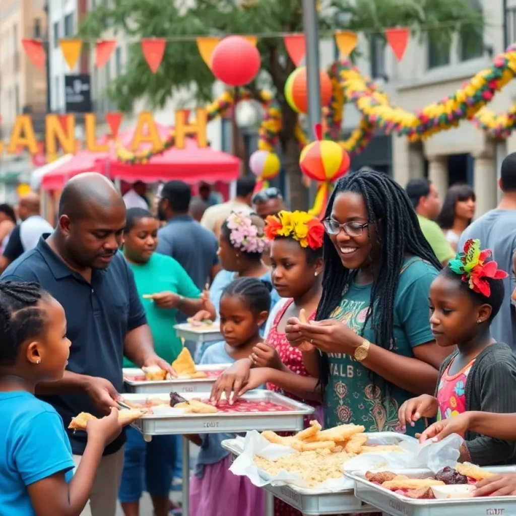 Families and friends enjoying community events in Savannah, showcasing cultural activities and local support.