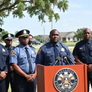 Press conference on major gang crackdown in Savannah