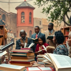 A vibrant literary event celebrating African American literature in Savannah