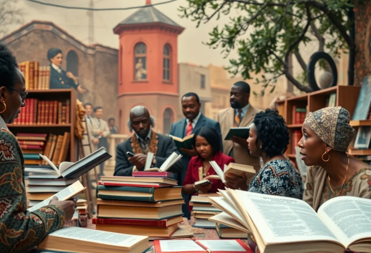 A vibrant literary event celebrating African American literature in Savannah