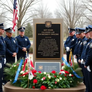 Ceremony honoring fallen law enforcement officers in Savannah